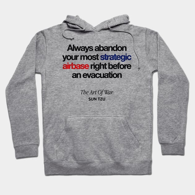 Always Abandon Your Airbase - Anti Biden Hoodie by HamzaNabil